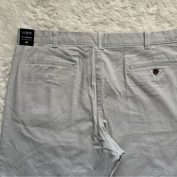 J. Crew Factory Shorts Men’s 9” Flex Chino Short Stone 40 NWT New - Picture 5 of 10